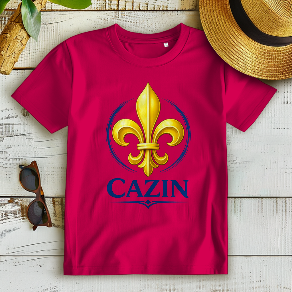 Cazin Bosnien Damen Premium Bio T-Shirt mit Bosnischer Lilie | Bio Baumwolle