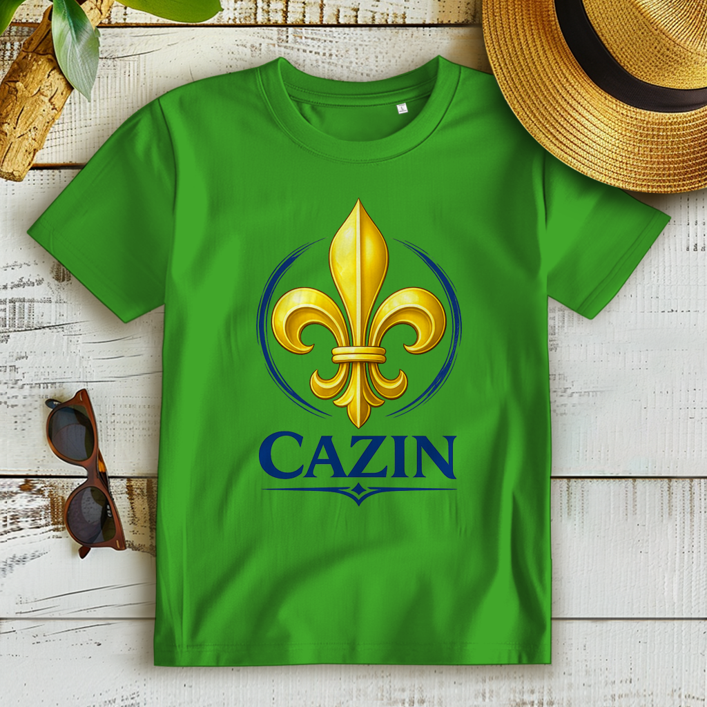 Cazin Bosnien Damen Premium Bio T-Shirt mit Bosnischer Lilie | Bio Baumwolle