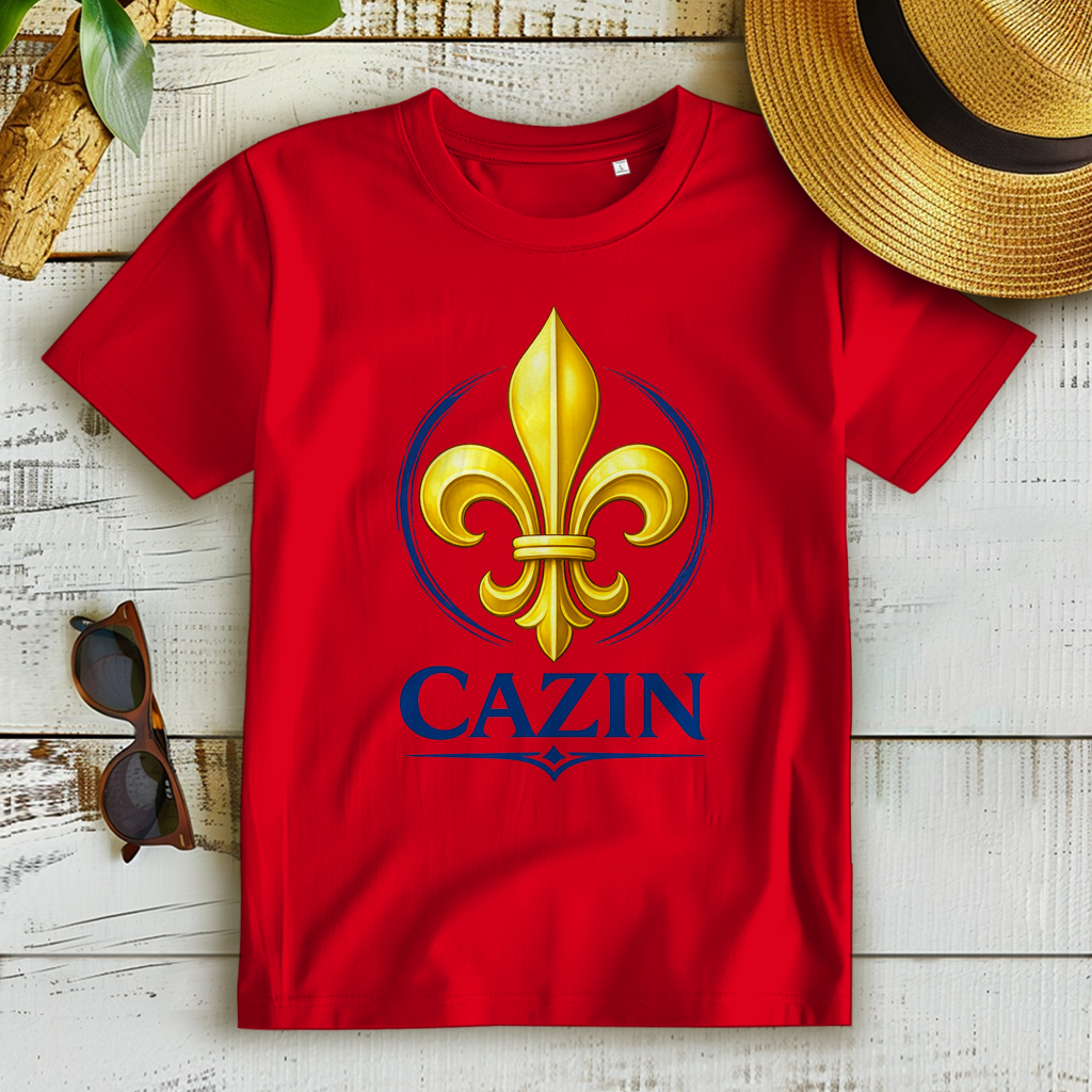 Cazin Bosnien Damen Premium Bio T-Shirt mit Bosnischer Lilie | Bio Baumwolle