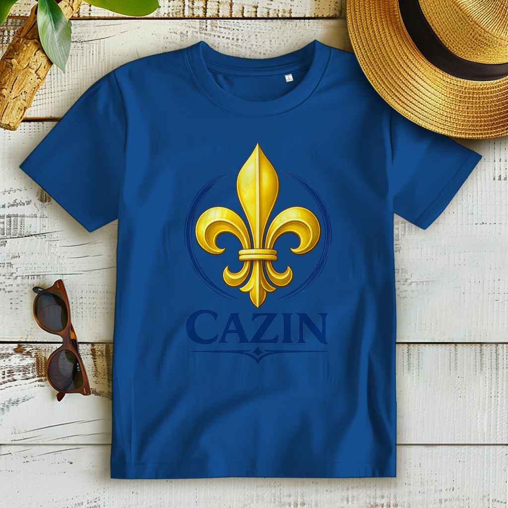Cazin Bosnien Damen Premium Bio T-Shirt mit Bosnischer Lilie | Bio Baumwolle