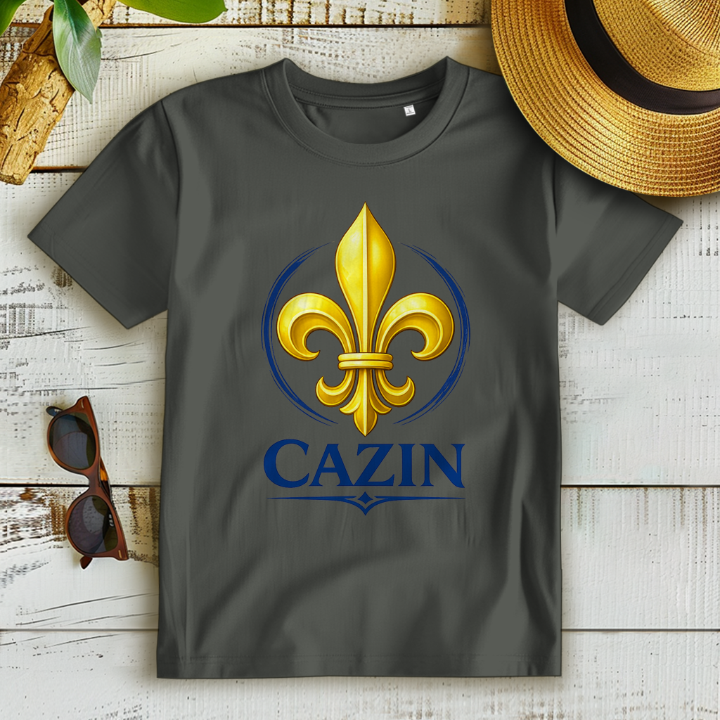 Cazin Bosnien Damen Premium Bio T-Shirt mit Bosnischer Lilie | Bio Baumwolle