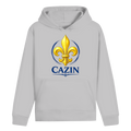 Cazin Bosnien Herren Premium Hoodie mit Bosnischer Lilie | Bio Kapuzenpullover