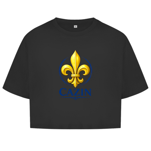 Ženski kratki top Cazin Bosna sa bosanskim ljiljanom | Fitness & Streetwear