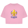 Cazin Bosnien Damen Crop Top mit Bosnischer Lilie | Fitness & Streetwear