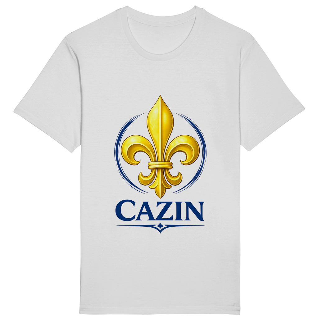 Cazin Bosnien Unisex Bio T-Shirt mit Bosnischer Lilie | ST/ST Rocker Shirt