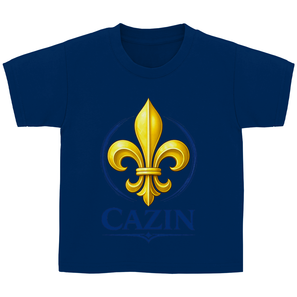Cazin Bosnien Kinder T-Shirt mit Bosnischer Lilie | Kids Baumwoll Shirt