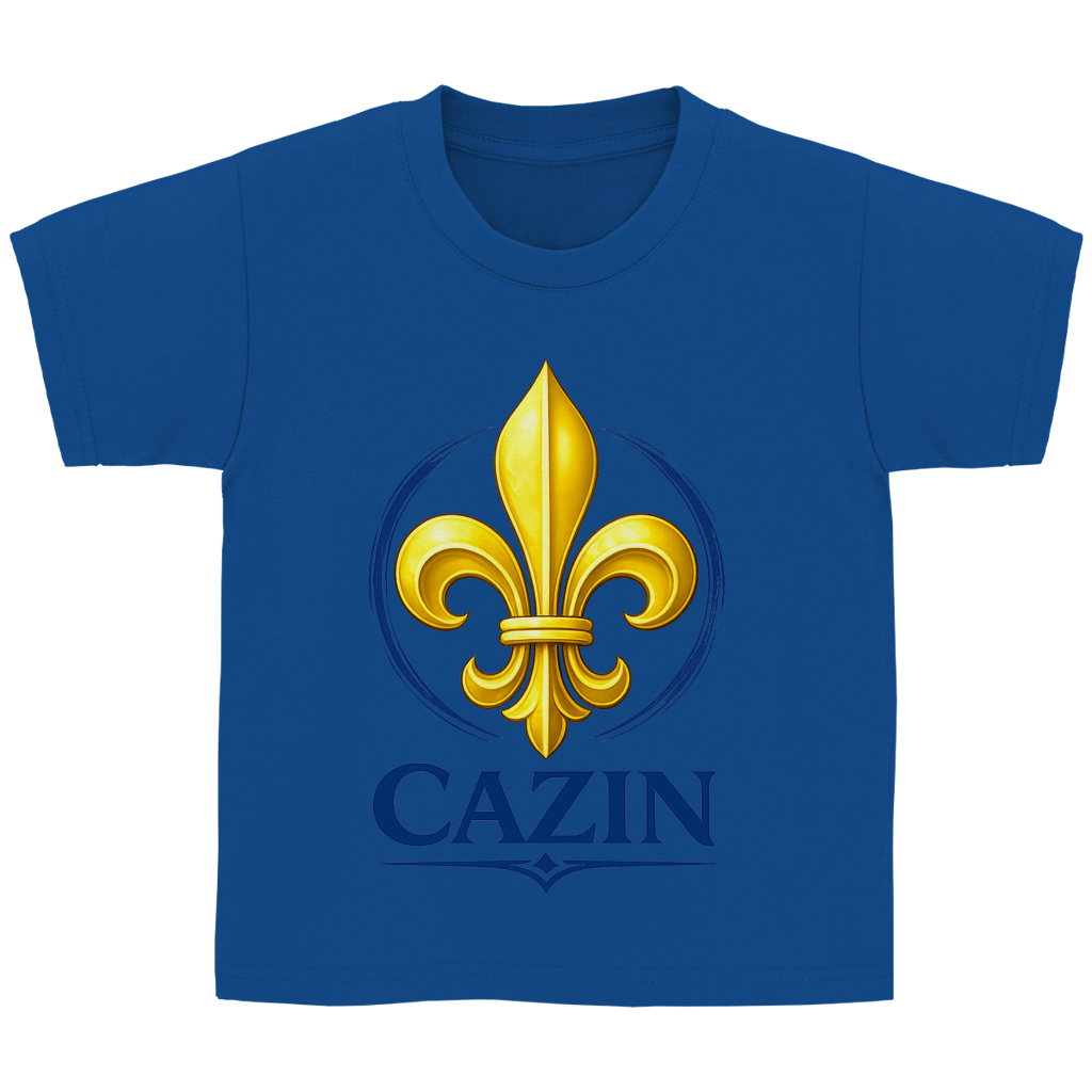 Cazin Bosnien Kinder T-Shirt mit Bosnischer Lilie | Kids Baumwoll Shirt