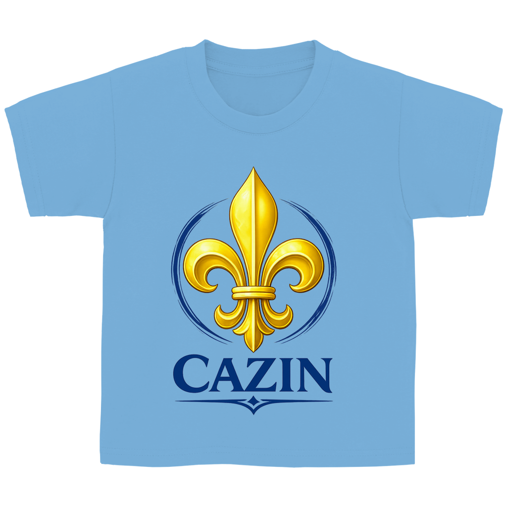 Cazin Bosnien Kinder T-Shirt mit Bosnischer Lilie | Kids Baumwoll Shirt
