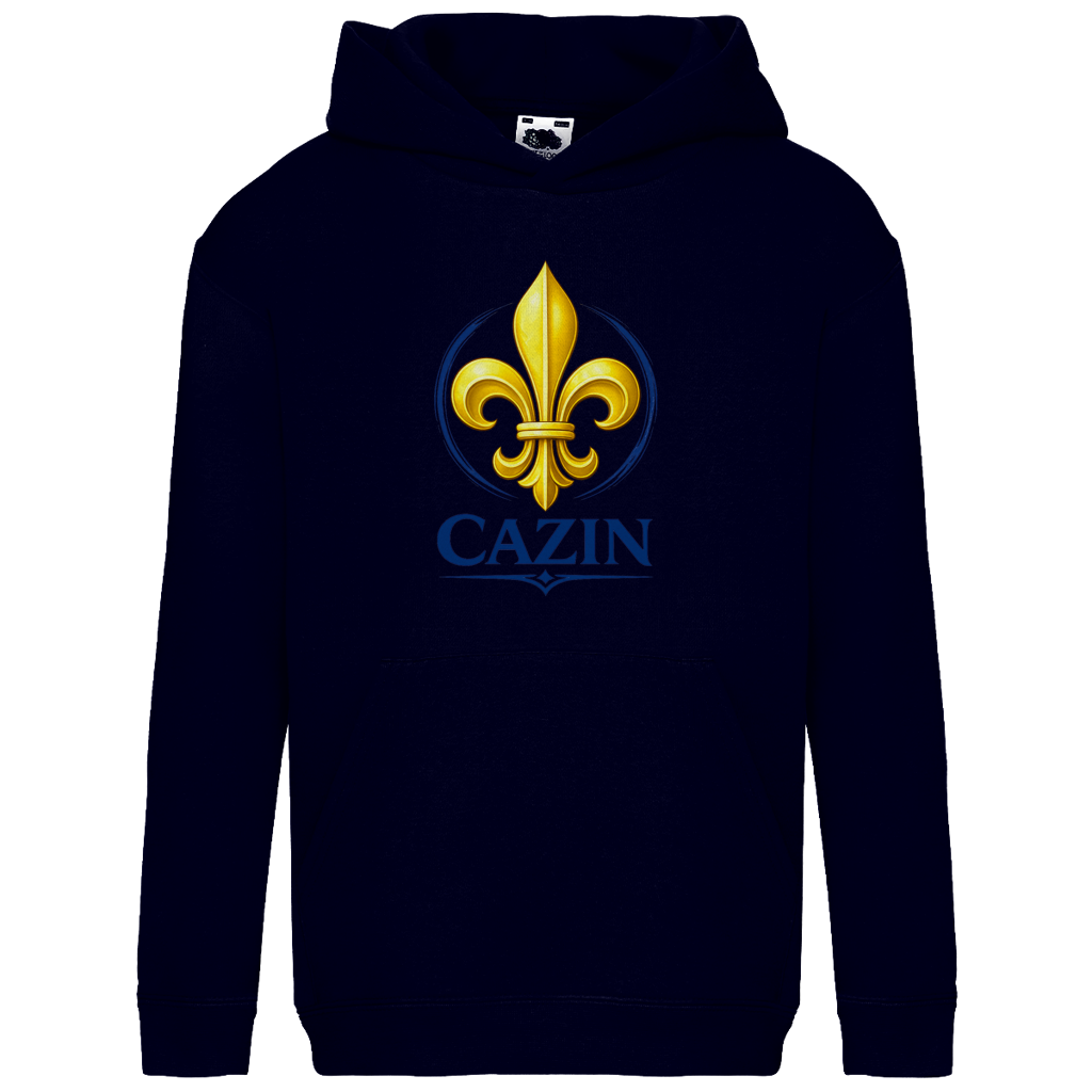Cazin Bosnien Kinder Hoodie mit Bosnischer Lilie | Kids Kapuzenpullover