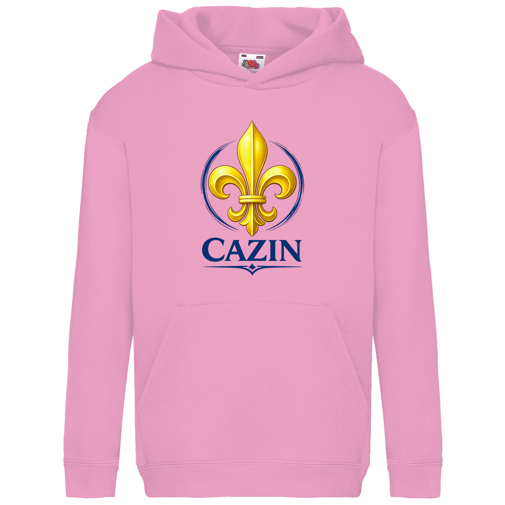 Cazin Bosnien Kinder Hoodie mit Bosnischer Lilie | Kids Kapuzenpullover