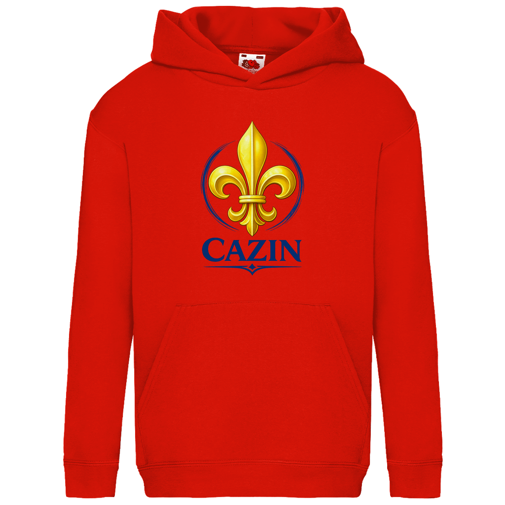 Cazin Bosnien Kinder Hoodie mit Bosnischer Lilie | Kids Kapuzenpullover