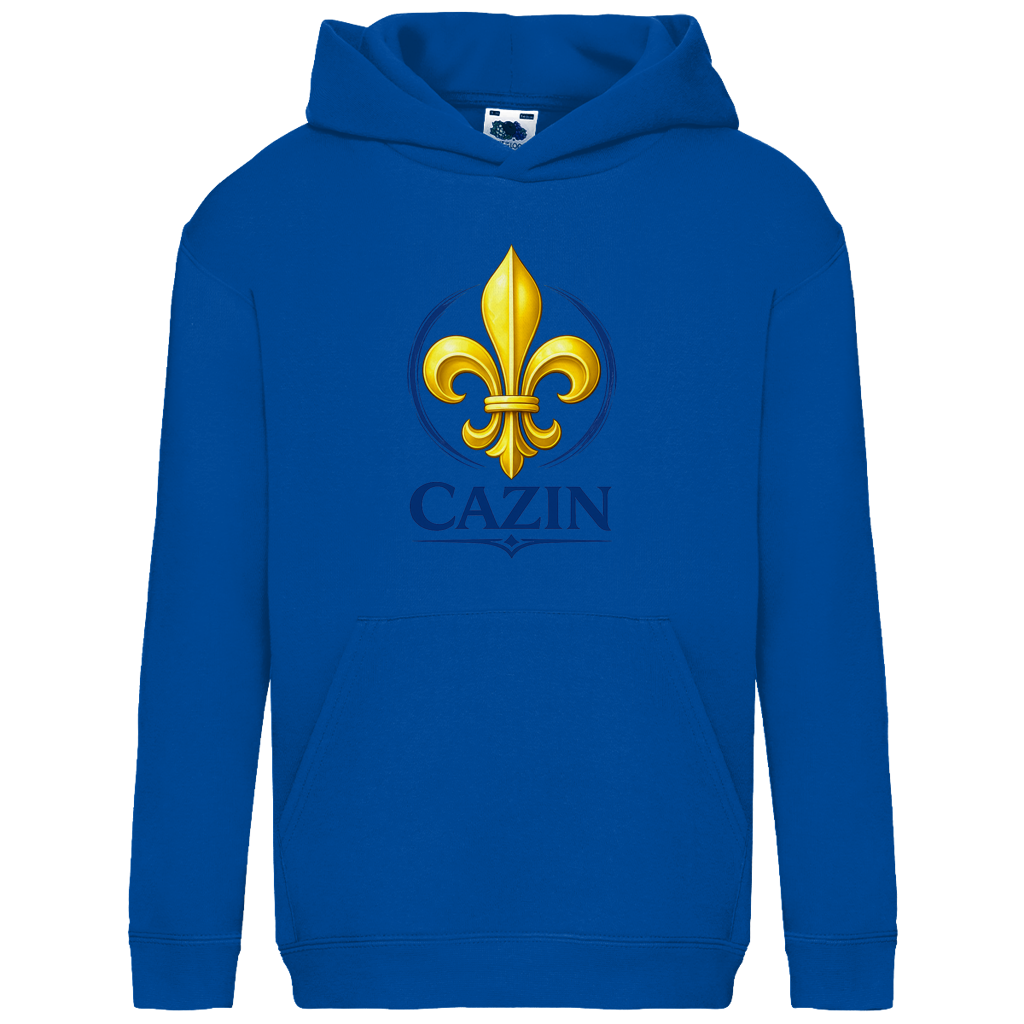 Cazin Bosnien Kinder Hoodie mit Bosnischer Lilie | Kids Kapuzenpullover