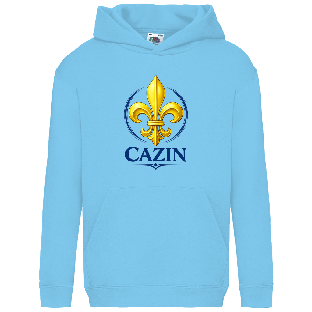 Cazin Bosnien Kinder Hoodie mit Bosnischer Lilie | Kids Kapuzenpullover