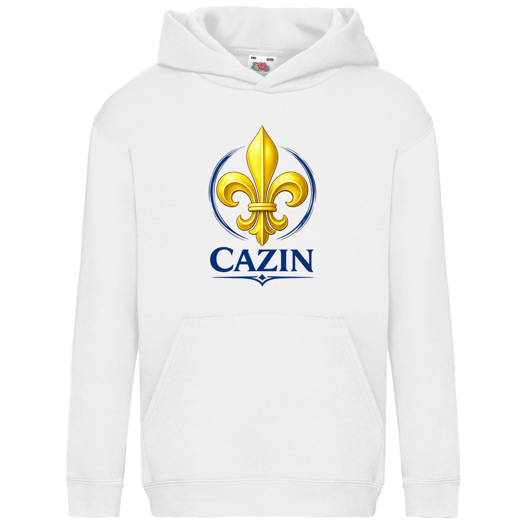 Cazin Bosnien Kinder Hoodie mit Bosnischer Lilie | Kids Kapuzenpullover