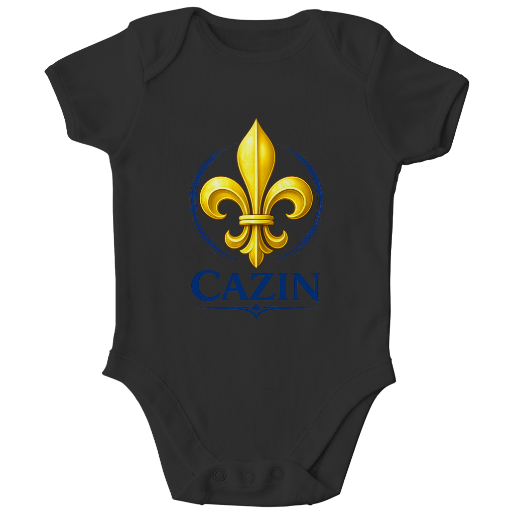 Cazin Bosnien Baby Bio Body mit Bosnischer Lilie | Strampler 0–24 Monate