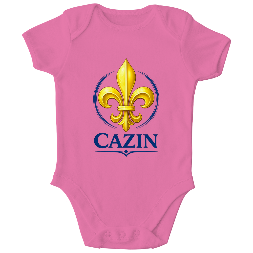 Cazin Bosnien Baby Bio Body mit Bosnischer Lilie | Strampler 0–24 Monate