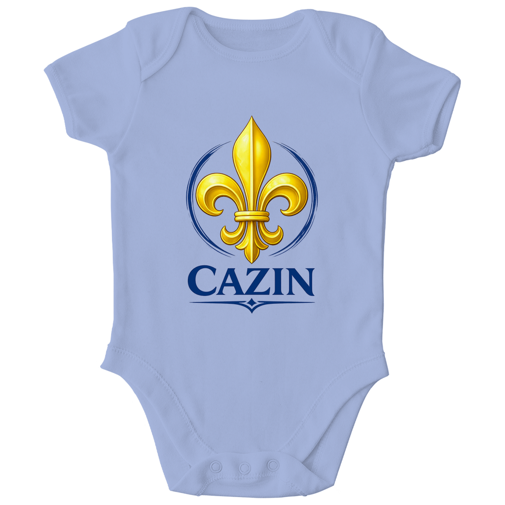 Cazin Bosnien Baby Bio Body mit Bosnischer Lilie | Strampler 0–24 Monate