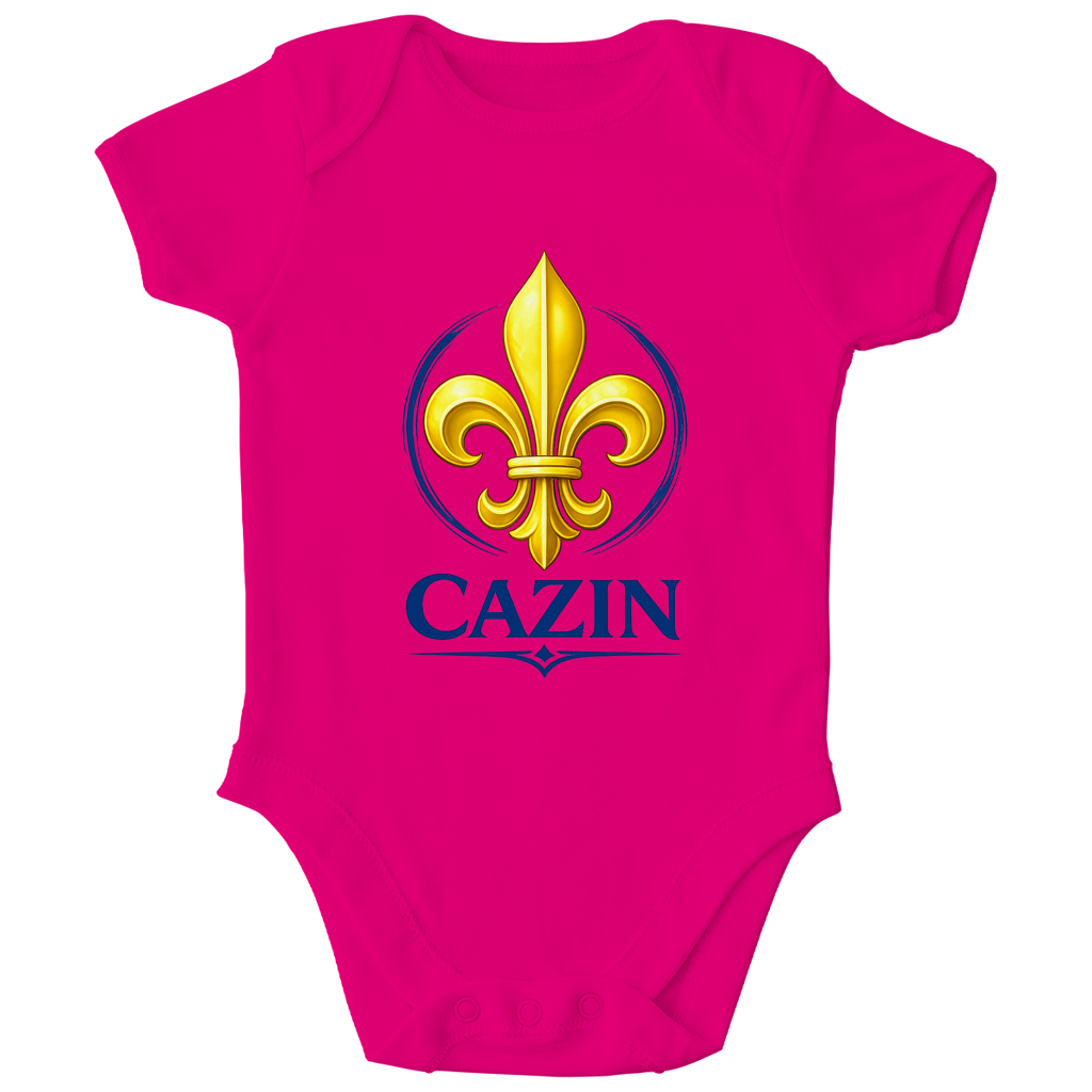 Cazin Bosnien Baby Bio Body mit Bosnischer Lilie | Strampler 0–24 Monate
