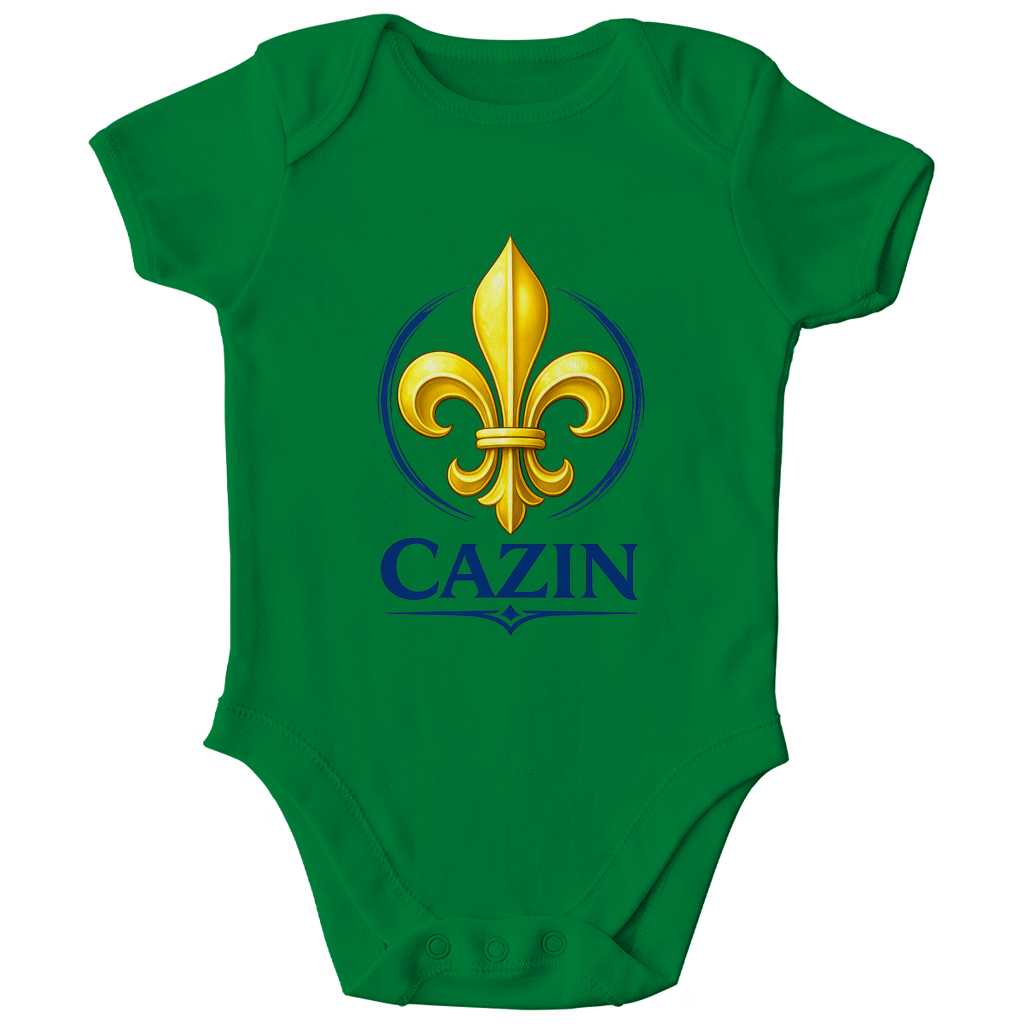 Cazin Bosnien Baby Bio Body mit Bosnischer Lilie | Strampler 0–24 Monate