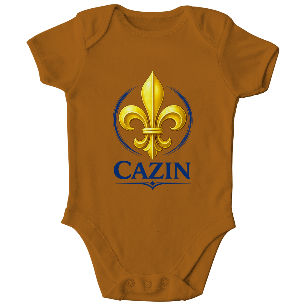 Cazin Bosnien Baby Bio Body mit Bosnischer Lilie | Strampler 0–24 Monate