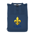 Cazin Bosnien Rolltop Rucksack mit Lilie – Recycelter Backpack im Bosnien Design