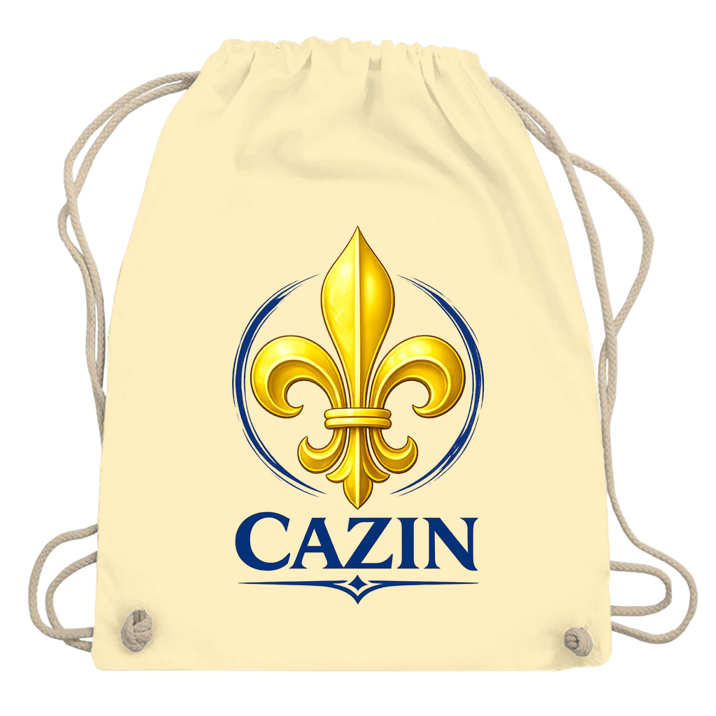 Turnbeutel Cazin Bosnien Lilie – Sportbeutel mit Bosnischem Ljiljan Design
