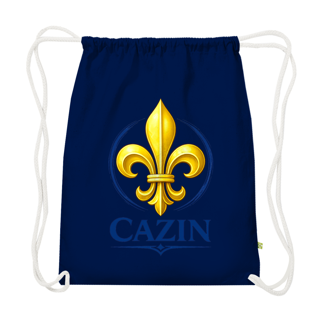 Premium Bio Turnbeutel Cazin Bosnien Lilie – Bosanski Gym Bag aus 100% Bio-Baumwolle