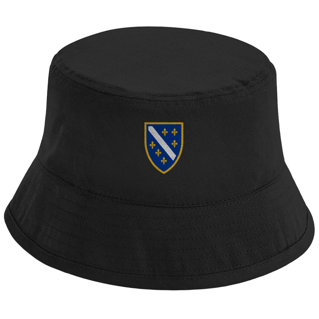 Bucket Hat - Bosnian Coat of Arms with Lilies
