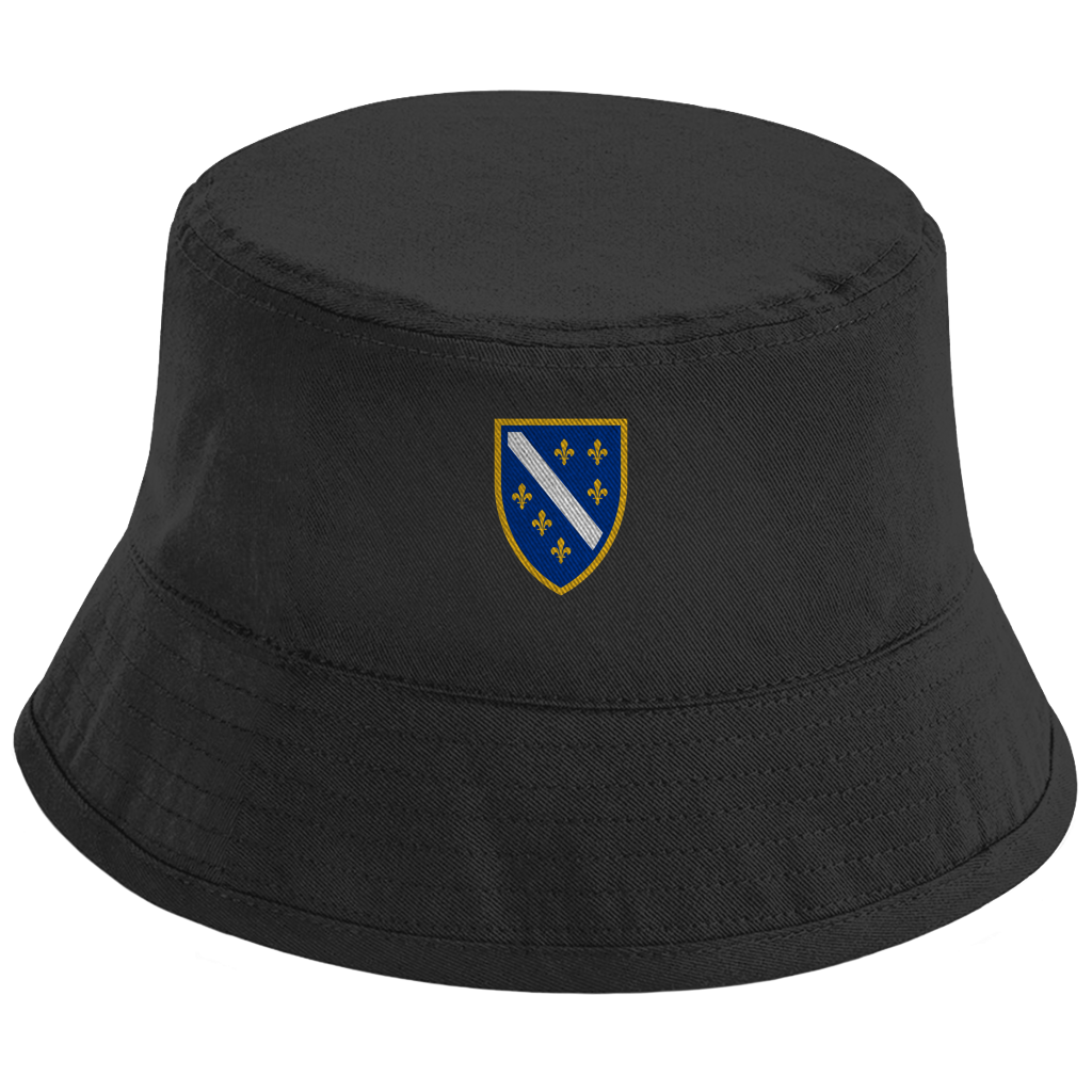 Bucket Hat - Bosnian Coat of Arms with Lilies