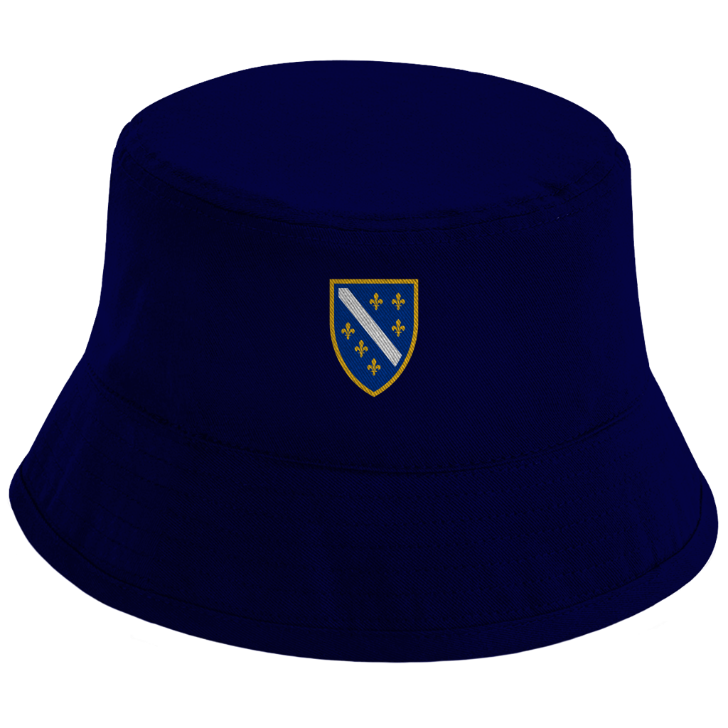 Bucket Hat - Bosnian Coat of Arms with Lilies