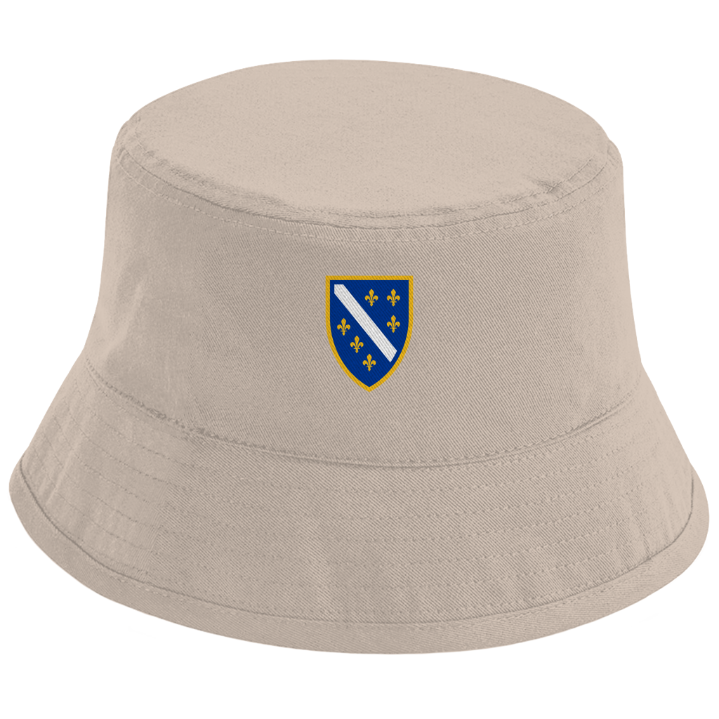 Bucket Hat - Bosnian Coat of Arms with Lilies