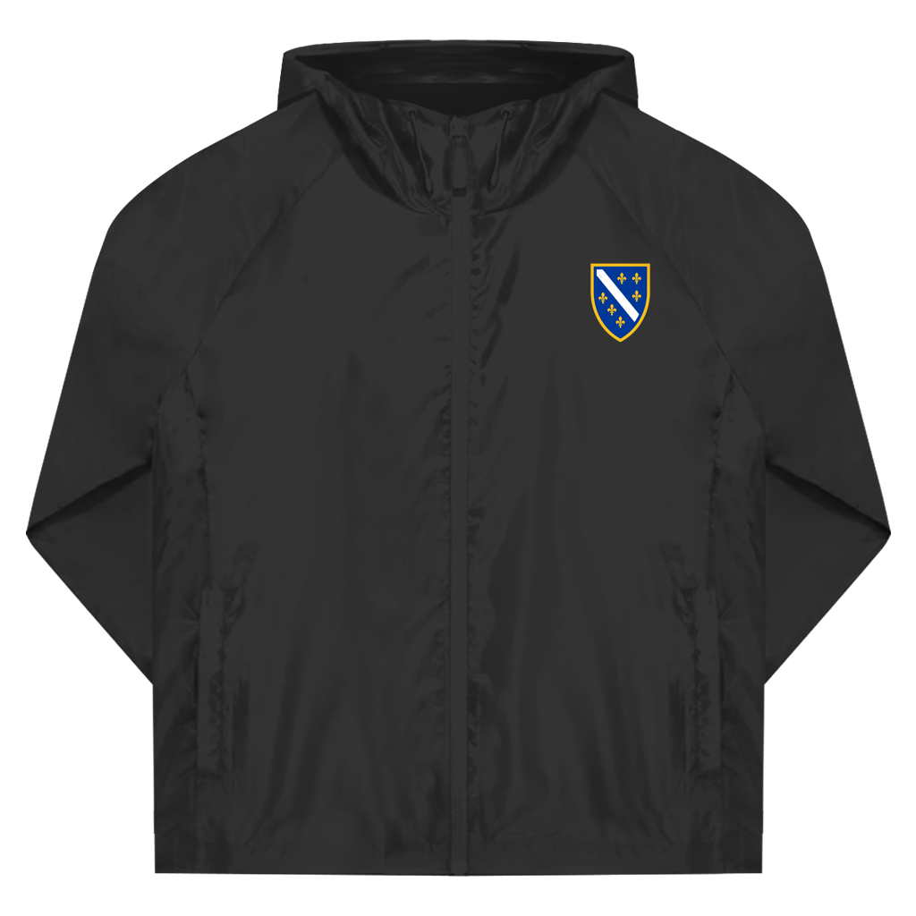 Windbreaker - Bosnian Coat of Arms with Lilies | Left Chest