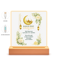 🇧🇦 LED Bilderrahmen Gold Grün | Bajram Mubarek
