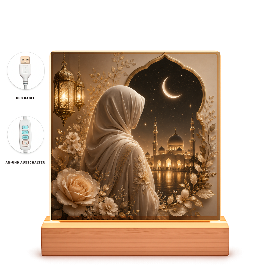 LED Bilderrahmen Schönheit des Islam | Eid Mubarak