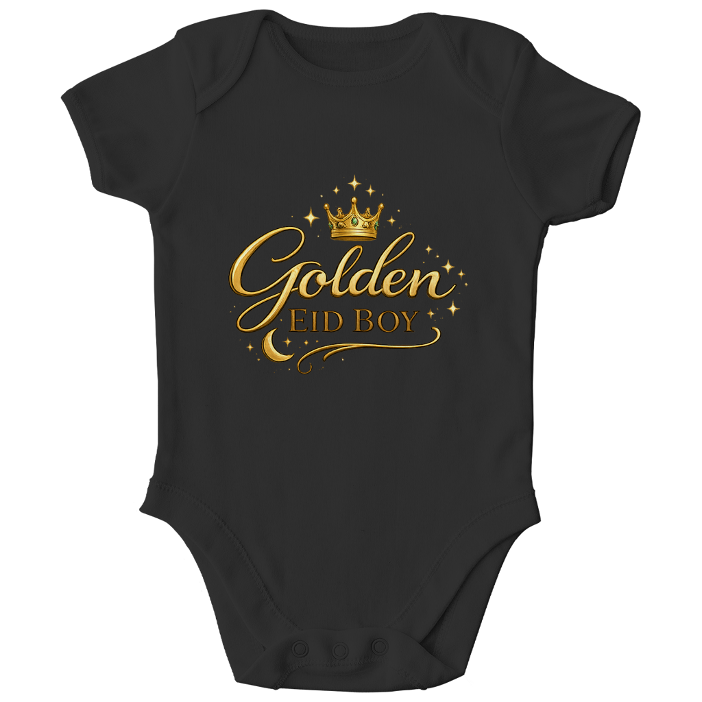 Golden Eid Boy – Kinder Bio Body | Eid Baby Body