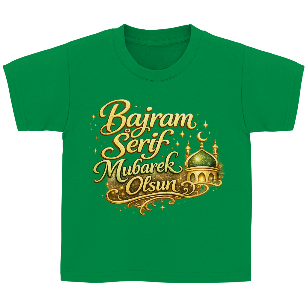 🇧🇦 Bajram Serif Mubarek Olsun – Kinder Basic T-Shirt | Eid Shirt
