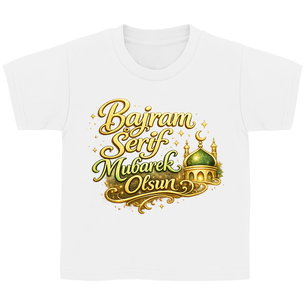 🇧🇦 Bajram Serif Mubarek Olsun – Kinder Basic T-Shirt | Eid Shirt