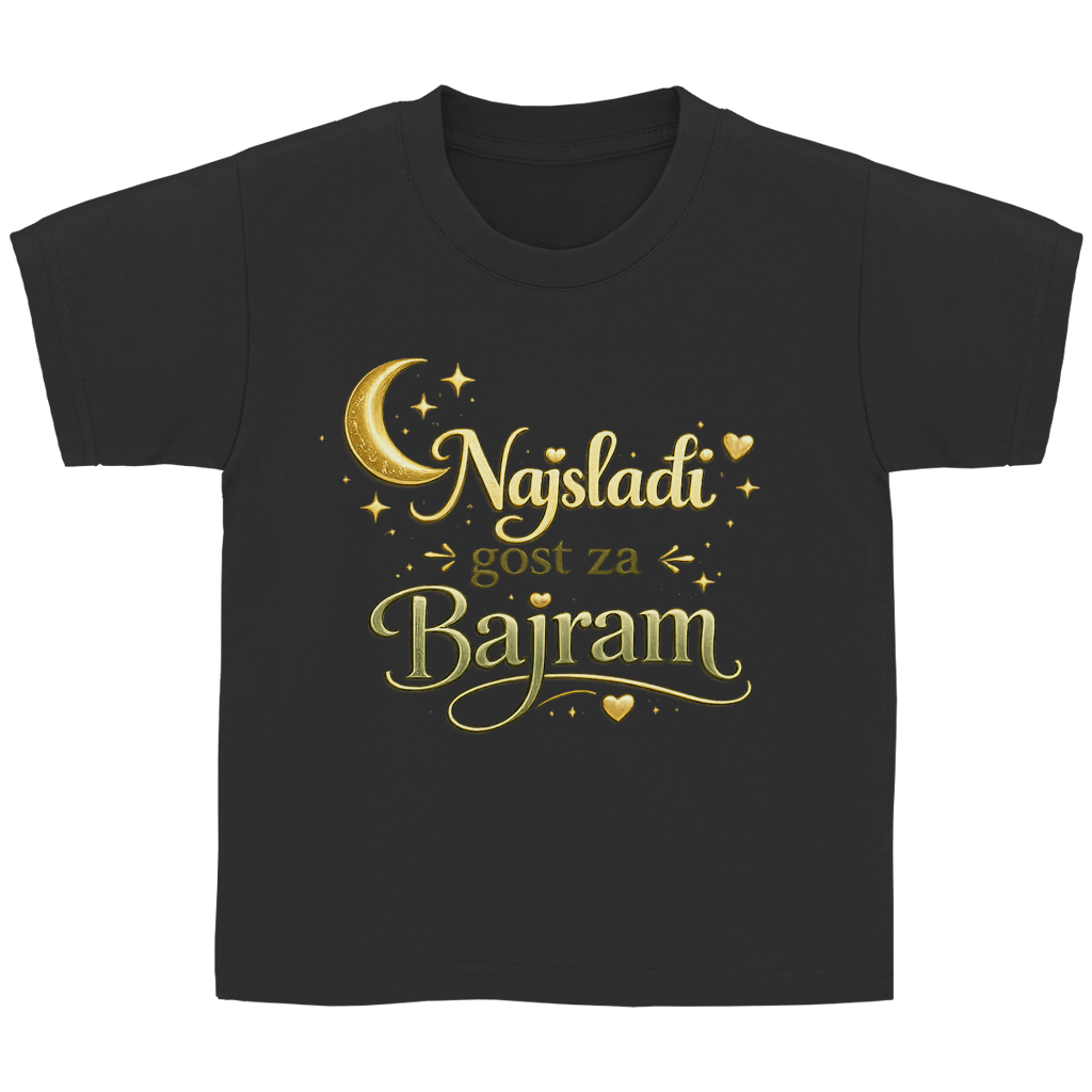 🇧🇦 Najsladji gost za Bajram – Kinder Basic T-Shirt | Eid Shirt