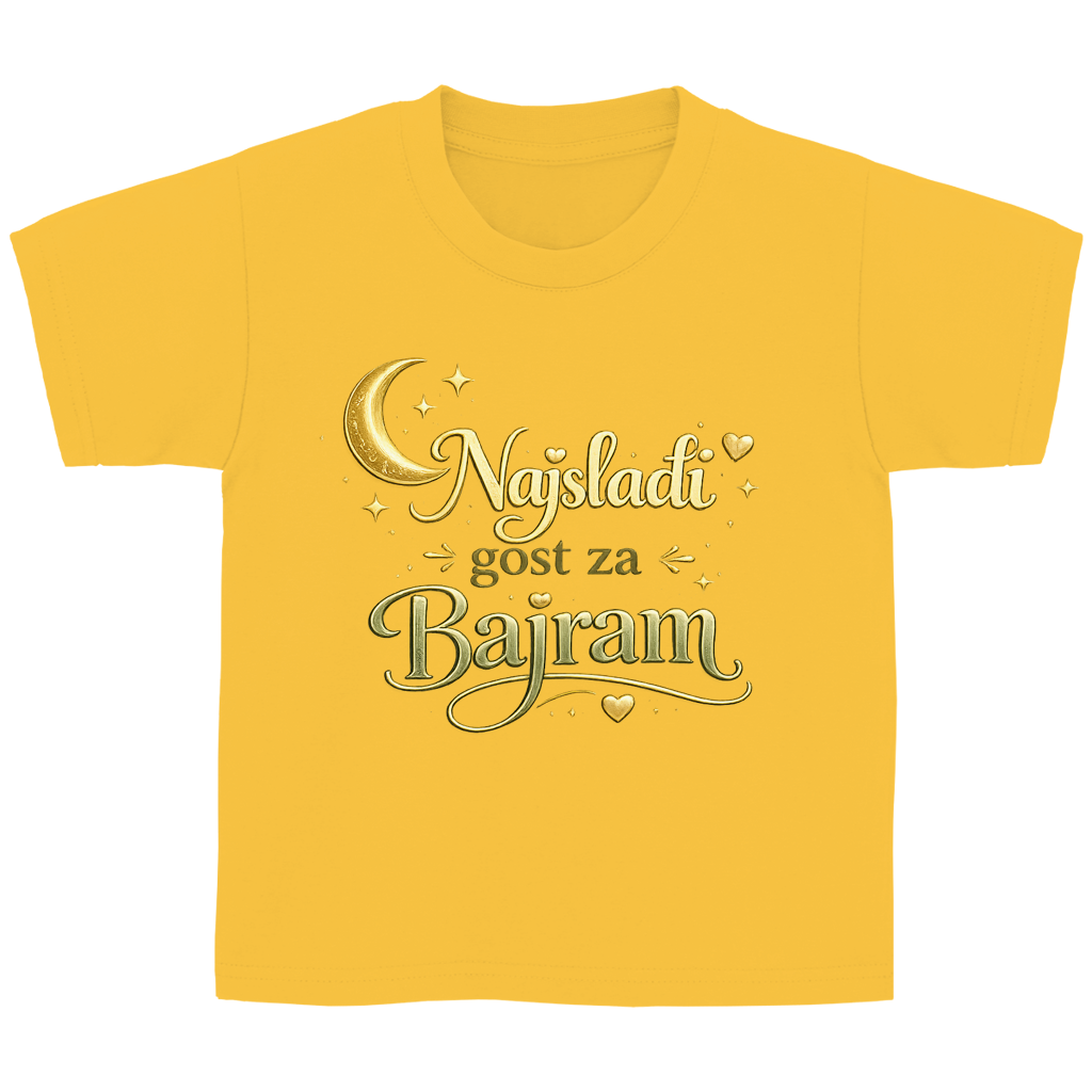 🇧🇦 Najsladji gost za Bajram – Kinder Basic T-Shirt | Eid Shirt