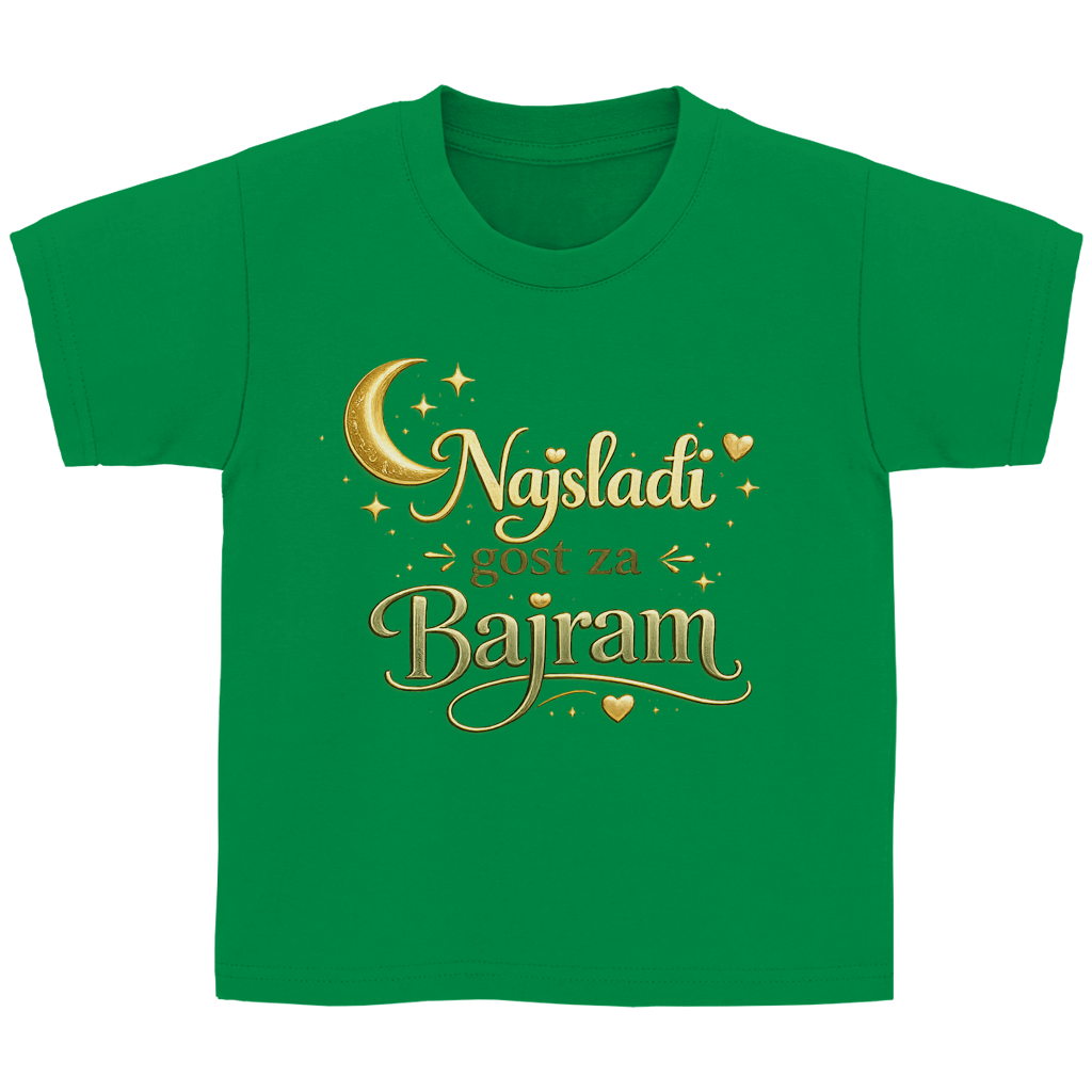 🇧🇦 Najsladji gost za Bajram – Kinder Basic T-Shirt | Eid Shirt