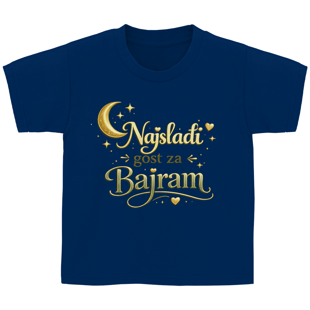 🇧🇦 Najsladji gost za Bajram – Kinder Basic T-Shirt | Eid Shirt