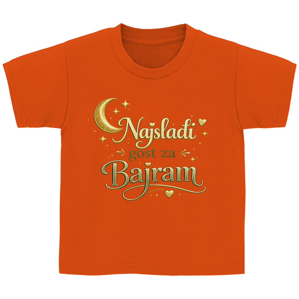 🇧🇦 Najsladji gost za Bajram – Kinder Basic T-Shirt | Eid Shirt