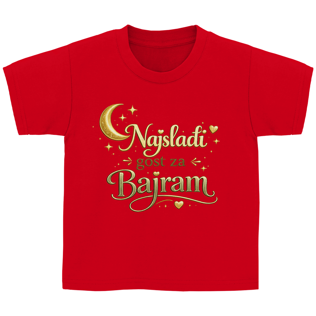 🇧🇦 Najsladji gost za Bajram – Kinder Basic T-Shirt | Eid Shirt