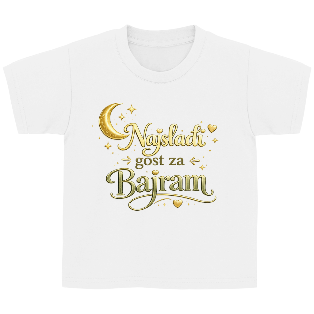 🇧🇦 Najsladji gost za Bajram – Kinder Basic T-Shirt | Eid Shirt