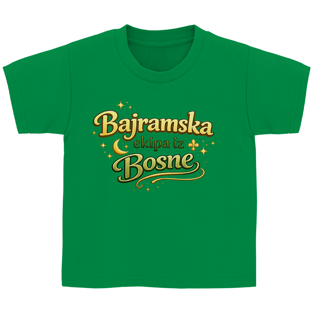 🇧🇦 Bajramska ekipa iz Bosne – Kinder Basic T-Shirt | Eid Shirt
