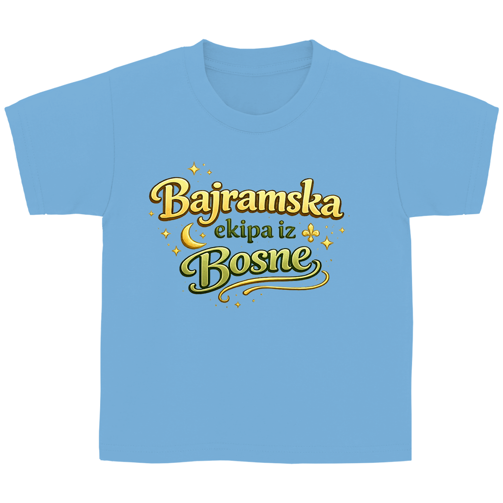 🇧🇦 Bajramska ekipa iz Bosne – Kinder Basic T-Shirt | Eid Shirt