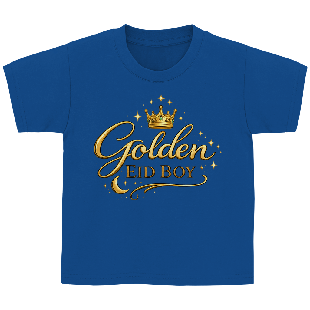 Golden Eid Boy – Kinder Basic T-Shirt | Eid Shirt