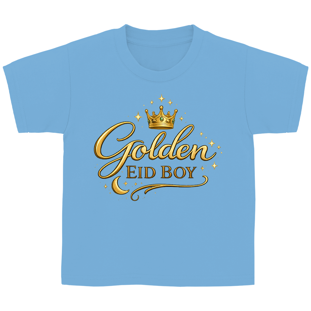 Golden Eid Boy – Kinder Basic T-Shirt | Eid Shirt