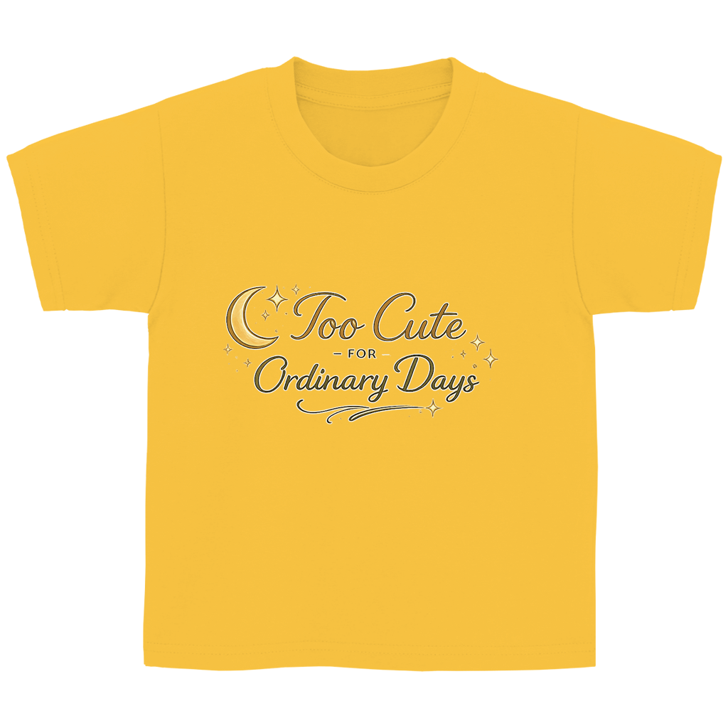 oo Cute for Ordinary Days – Kinder Basic T-Shirt | Eid Shirt