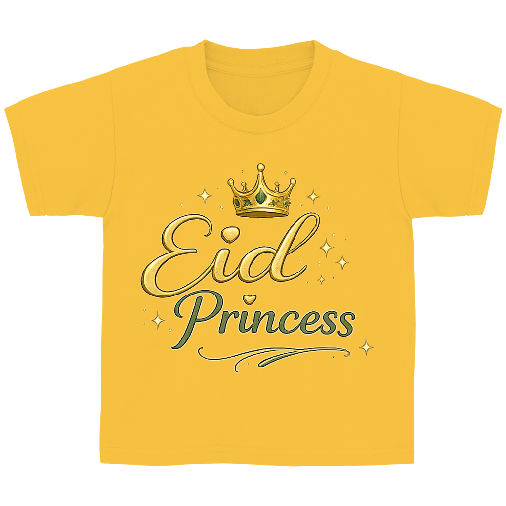 Eid Princess – Kinder Basic T-Shirt | Eid Shirt